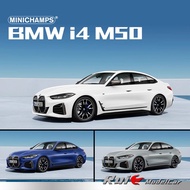 1: 18 Mini Cut BMW BMW i4 M50 2022 Alloy Full Open Car Model Collection Ornaments