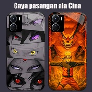 DJ-30 Naruto Casing GLASS soft frame black VIVO iQOO Y16 Z9X Y17S Y15S Y15A Y56 Y36i Y01 Y36 U5X Y27