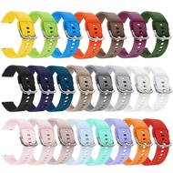 ETX20mm 22mm Silicone Band for Samsung Galaxy Watch Active 2 Watch 3 45mm 42mm Gear S3 Watchband Bracelet Strap for Amazfit bip