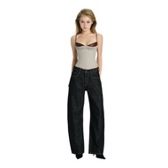 LSOUL Sexy Waist Shaping Leather Corset Soulie Top + Nie Pants A26032894