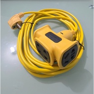 4 Hole 5m 10m Long Extension Cord Cable Plug
