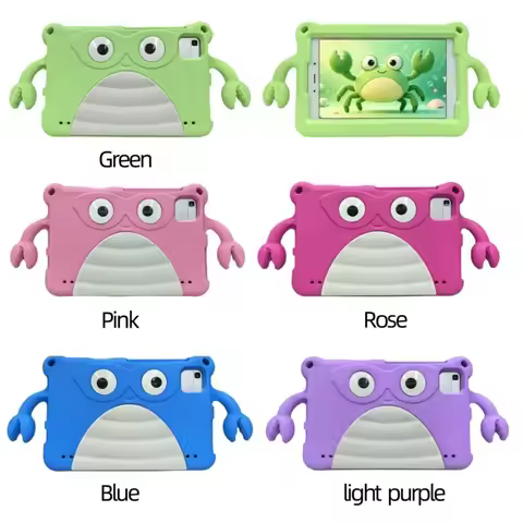 3D Cute Crab Shape Tablet Case For Huawei MediaPad M3 Lite T3 M3 M5 8.0inch Honor Play 2 8.0inch Pro