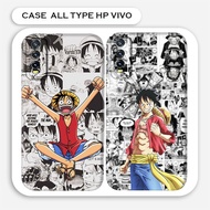 Case Custom Softcasehp Vivo Y20 / Y20S / Y12A / Y20A / Y20i / Y12S Cool OnePiece Anime Motif Casing 