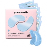 Grace & Stella Award Winning Under Eye Mask - Travel Essentials - Birthday Gifts For Women - Gel Eye