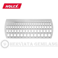 HOLEX DRILL GAUGE 0.7 - 10 MM / HOLE GAUGE / ALAT UKUR LUBANG BOR