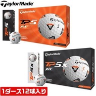 TaylorMade 高爾夫球 TP5 TP5X PIX 1 Dozen 12 球 5 顆