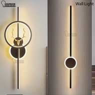 B809 BK+GD /  B081 BK  (8-24W)*2 3CLR LED WALL LIGHT