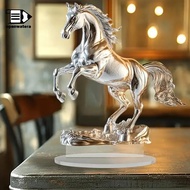 [GoodGirlm1] The New Cross-border White Horse Acrylic Ornament Is Suitable As A Home Decorati QQQ
