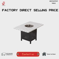 INS style modern commercial hot pot table