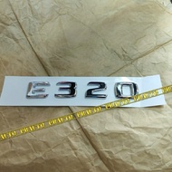"E320" Letter Emblem / Mercedes Benz Letter Emblem