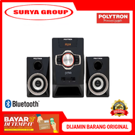 POLYTRON PMA 9321 Bluetooth Speaker Multimedia (USB SD Card/MMC Aux Line Input) - Bergaransi Resmi
