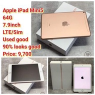 Apple iPad Mini5 64G 7.9inch  LTE/Sim Used good 90% looks good Price: 9,700