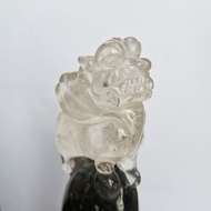 天然水晶 幽靈水晶 飛天豼貅擺件 共生水晶 異相水晶 金字塔 綠幽