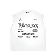 Domination Labs Boxy T-shirt Singlet Fierce White