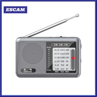 Norman Malthus Compact Travel Radio Mini Radio Compact Rechargeable Fm/am Radio Portable Battery Ope