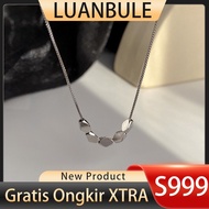 LUANBULE Silver Necklace S999 Women Lucky Pendant