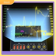 【ELECT】C09 I2C waveform ammeter, 0-40V input dual channel voltage and current tester