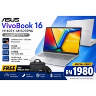 Asus VivoBook 16 M1605Y-AMB075WS Laptop Silver (ryzen 5-7530U, 16gb ram, 512gb ssd)