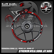 SOUL GT RIM STICKER - YAMAHA SOUL GT A06 TIRE VARIATION LIST STICKER