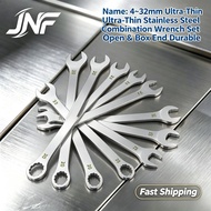 4~32mm Ultra-Thin Stainless Steel Combination Wrench Set Open & Box End Durable For Auto Repair & Ho