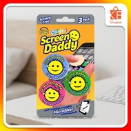 Screen Daddy Colors Microfiber Cleaning 3 Pads Pack by ScrubDaddy US Imports KECORP_S1 Microfiber Cl