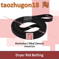 Electrolux Elba Zanussi 7PH1975 7PH1975H 7PH 1975 Dryer Washing Machine Rubber Rib Belt Belting Mesi