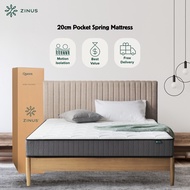 Tilam Mattress Zinus 20cm Pocket Spring Tilam Single / Queen