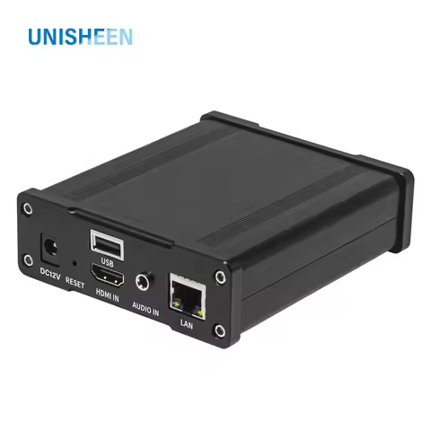 RTSP H265 H264 IPTV Low Lantency Ip Rtmps Live Streaming SRT HDMI USB Camera to Video IP Encoder