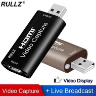 HD 4K To 1080p HDMI Video Capture Card USB 2.0 Game Grabber Recorder for PS3 PS4 DVD Camera Recordin