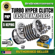 EX5 DREAM CLASS1  S RACING TURBO SUPER CLUTCH 5 KEPING CLUTCH PLATE PNP EX5 DREAM S TURBO SUPER CLUT