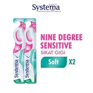 Systema Toothbrush 9 Degree Sensitive X 2pcs
