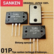 TRANSISTOR SANKEN ORIGINAL JAPAN 2SA1494 2SC3858 (ONE SET) ORIGINAL SANKEN 2SA1494 ORIGINAL SANKEN 2