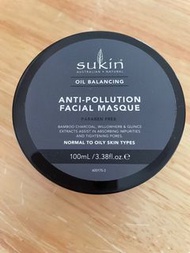 澳洲SUKIN天然竹炭控油潔面淨膚面膜 SUKIN Oil Balancing Plus Charcoal Anti-Pollution Facial Masque