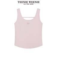 เสื้อกั๊กสายเดี่ยวสีพื้นแขนกุดคอกลมสำหรับใส่ในฤดูร้อนจากแบรนด์ Teenie Weenie ทรงเข้ารูป สวมใส่ได้ 2 
