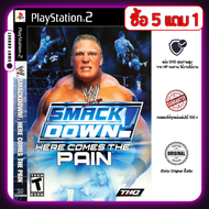 แผ่นเกม WWE SmackDown! Here Comes the Pain สำหรับ Playstation2 แผ่น PS2 ทำจากแผ่นแบรนด์ HP คุณภาพสูง