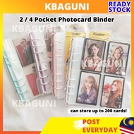 Kbaguni 200 Pocket Photocard Binder 2R 3R Glitter Photo Card Sleeve BTS NCT EXO BLACKPINK PC Holder 