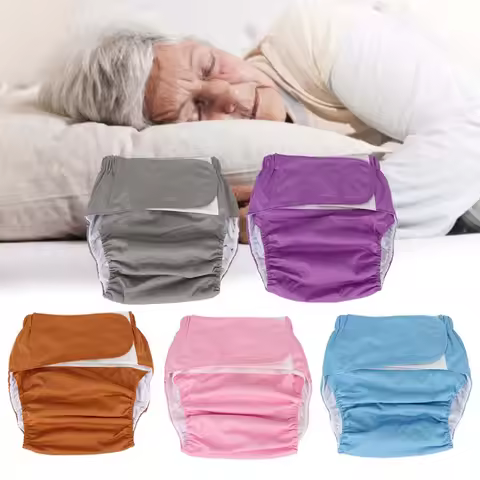 Adult Diapers Diapers Pocket Nappies Waterproof Diapers Washable Reusable Adult Elderly Cloth Diaper
