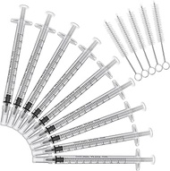 1ml Syringe Without Needle, 24 Pack 1cc Syringes with Cap for liquid,Pet Feeding,Scientific Labs,Dis