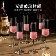 Champagne Glass Goblet Set White Grape Red Cocktail Foaming Glass Crystal Glass Goblet