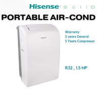Hisense 1.5HP Portable Aircond R32 AP12NXG 移动冷气