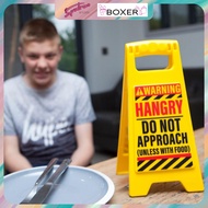 BOXER GIFTS | Novelty Funny Gag Gift Office | Desk Warning Sign