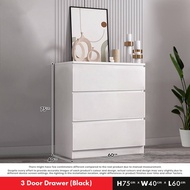 KENZZO Snow White TV Cabinet with Storage (4ft /6ft)/ Kabinet TV / 3.5 FT Coffee Table