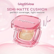 Glad2Glow/G2G Perfect Cover Cushion Foundation 11g - Lightweight, Waterproof, Skin Protection, High 