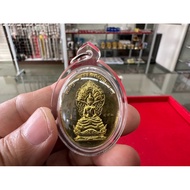 2558 Wat Ayutaya Phra Naprok Ner Kalai Thong (双面七龙佛祖铜镀金色)