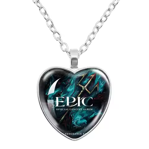 Epic The Musical Heart Pendant Necklaces Greek Mythology Character Odysseus Charms Jewelry Fans Gift