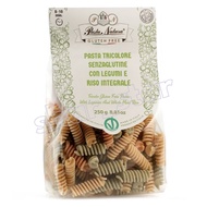 PastaNatura Tricolor Gluten Free Pasta 250g x2 | Organic Fusilli Gluten Free Pasta | Healthy Colorfu