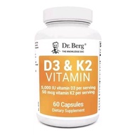 Ready Stock Dr. Bergs D3  K2 Vitamin D3 K2 Supplement Purified Bile Salts - Spt Healthy Heart Bone  