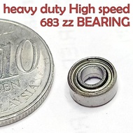 683 zz rs 3x7x3mm High speed Quality BEARING METAL SHIELDED COVER Ball Miniature SKATEBOARD SCOOTER 
