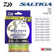 Senar Pe Daiwa Saltiga Durasensor X8 Uvf Si² 1 1.5 2 2.5 3 4 5 6 300M