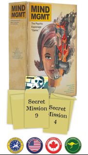 Mind MGMT Deluxe KS + Secret Mission Expansion kickstarter board game 桌遊 桌上遊戲